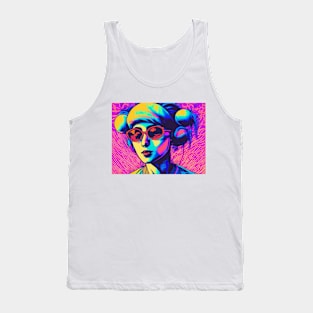 psychedelic girl Tank Top